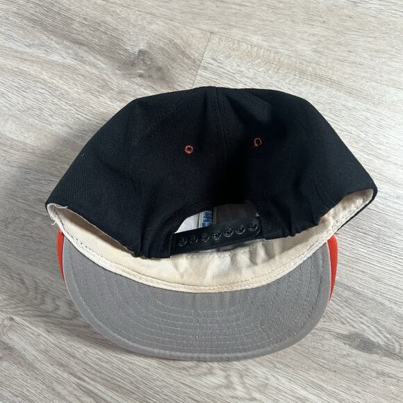 Vintage Clemson Tigers Hat Snapback College Black Orange Wool‎ Cap USA - Picture 7 of 9